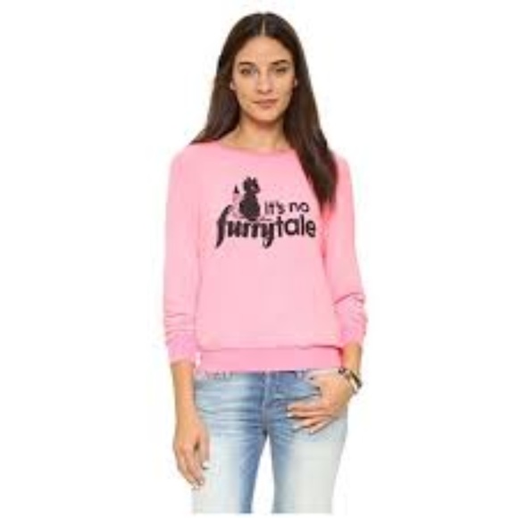 Wildfox Tops - WILDFOX IT'S NO FURRYTALE BAGGY BEACH JUMPER, XS